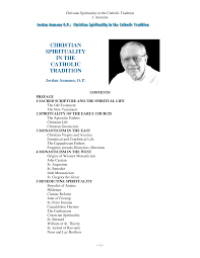 Christian Spirituality in the Catholic Tradition  by Jordan Aumann