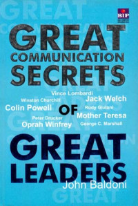 Great Communication (J. Baldoni-terj.) Secrets of Great Leaders