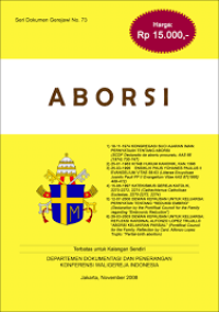 Seri Dokumen Gerejawi No. 73: Aborsi