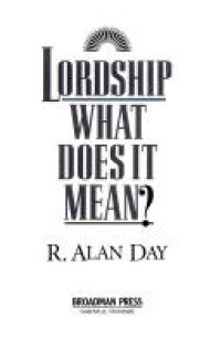 Lordship: what does it mean?