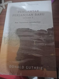 Pengantar Perjanjian Baru Volume 2