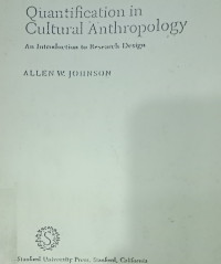 Qualification in Cultural Anthropology-A.W. Johnson: An Introduction to Research Design