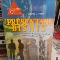 Presentasi Bisnis-G.J. Kops: Menguasai Keahlian yang Anda perlukan dalam 10 menit