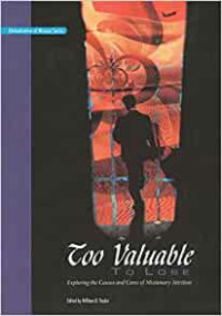 Too Valuable-William D. Taylor, ed.: To Lose