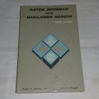 Sistem Informasi (R.G. Murdick, et.all) untuk Manajemen Modern edisi Ketiga