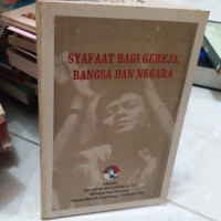 Syafaat Bagi Gereja (E. Prasadja), Bangsa dan Negara: Laporan Lokakarya III Jaringan Doa Nasional 7 - 10 Maret 1994