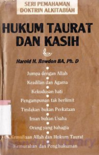 Hukum Taurat dan Kasih