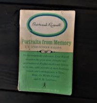 Portraits from Memory - B. Russell: And Other Essays