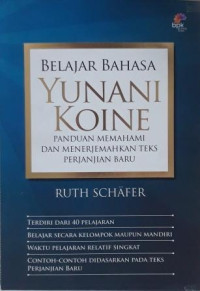 Belajar Bahasa Yunani Koine - R. Schafer