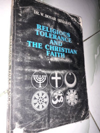 Religious Tolerance and the Christian Faith-W.B. Sidjabat