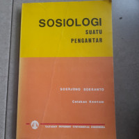 Sosiologi-Soerjono Soekanto: Suatu Pengantar