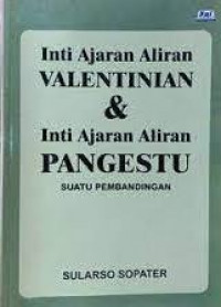 Inti Ajaran Aliran VALENTINIAN & Inti Ajaran Aliran PANGESTU: Suatu Perbandingan