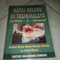 Natal Kelabu di Tasikmalaya:-J.A. Suatan Apa Adanya..... & .....Ada Apanya?