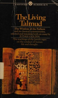 Image of The Living Talmud: The Wisdom of the Fathers and Its Classical Commentaries