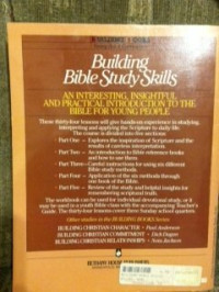 Building (TG) Bible Study Skills: 34 Lessons on Making the Bible a Significant Part of Your Life  - Young Adult Curriculum
