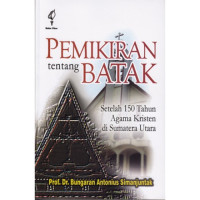 Pemikiran tentang Batak