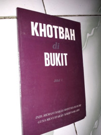 Khotbah Di Bukit Jilid 1 (Stott)