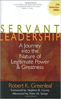 Servant Leadership-Robert K. Greenleaf