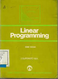 Linear Programming-J. Supranto edisi ke-2