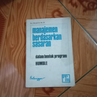 Manajemen Berdasarkan Sasaran-J.W. Humble